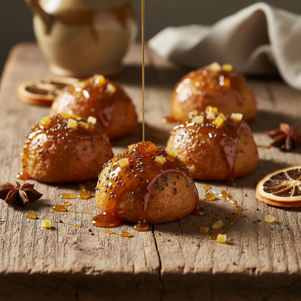 Maple Citrus Chia Caramel Delights