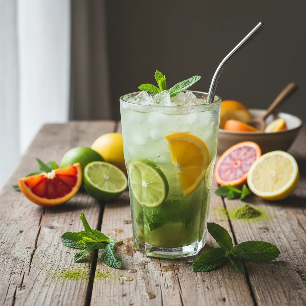 Matcha Mint Refreshing Citrus Elixir