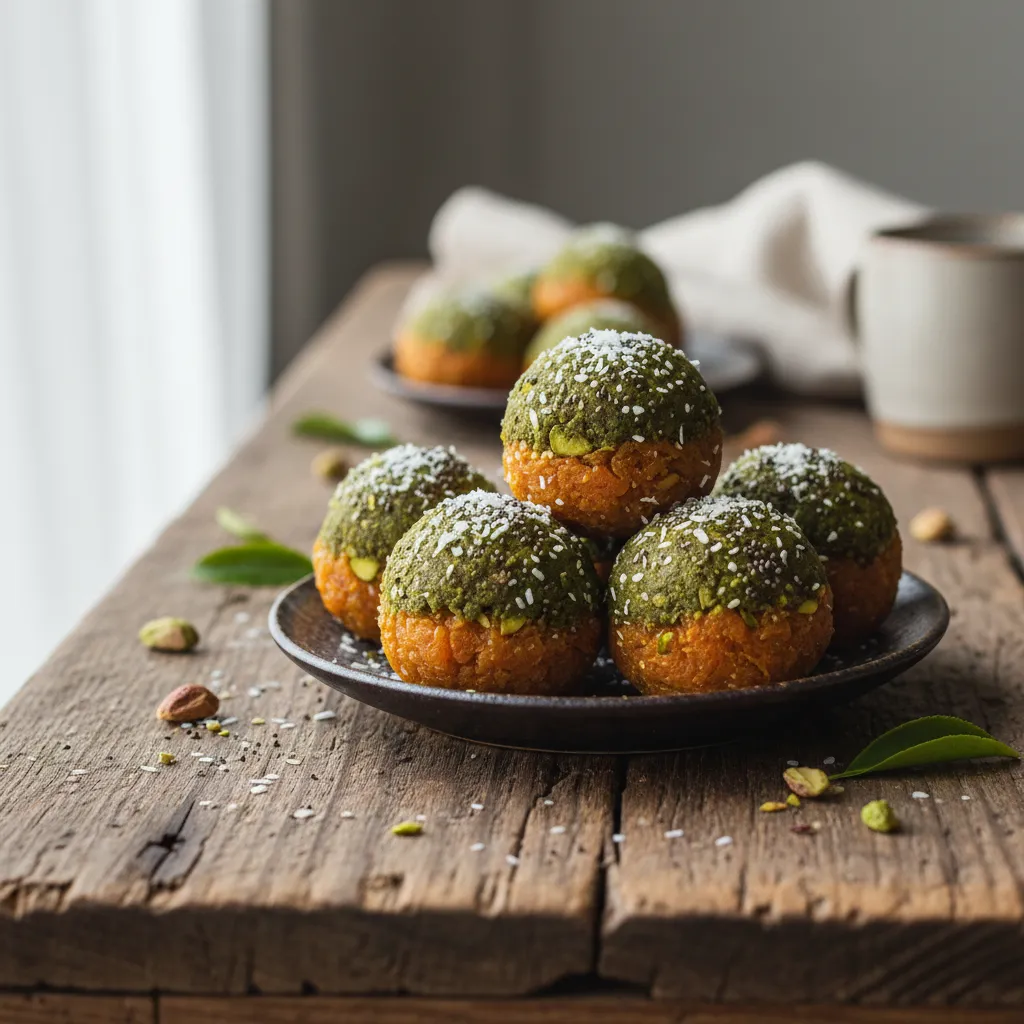 Matcha Sunrise Energy Bites