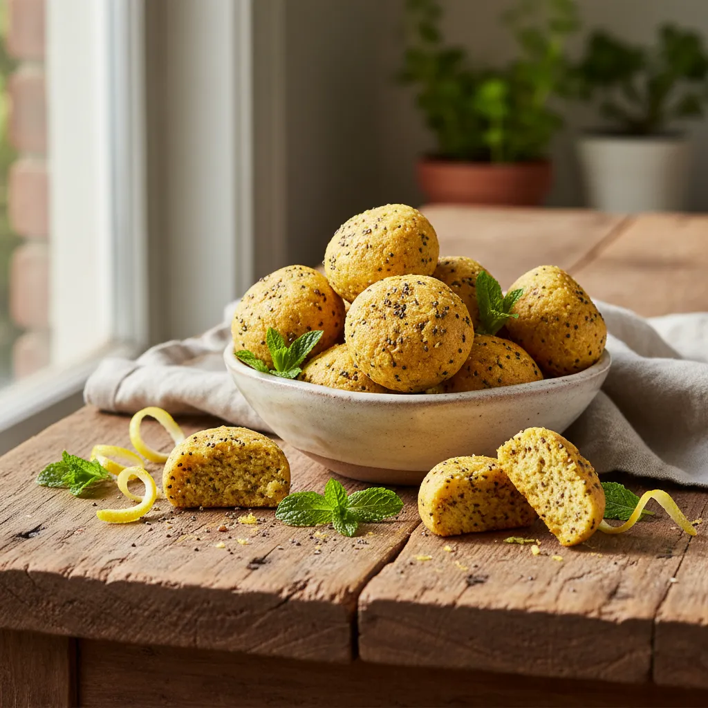 May Blossom Lemon Chia Energy Bites