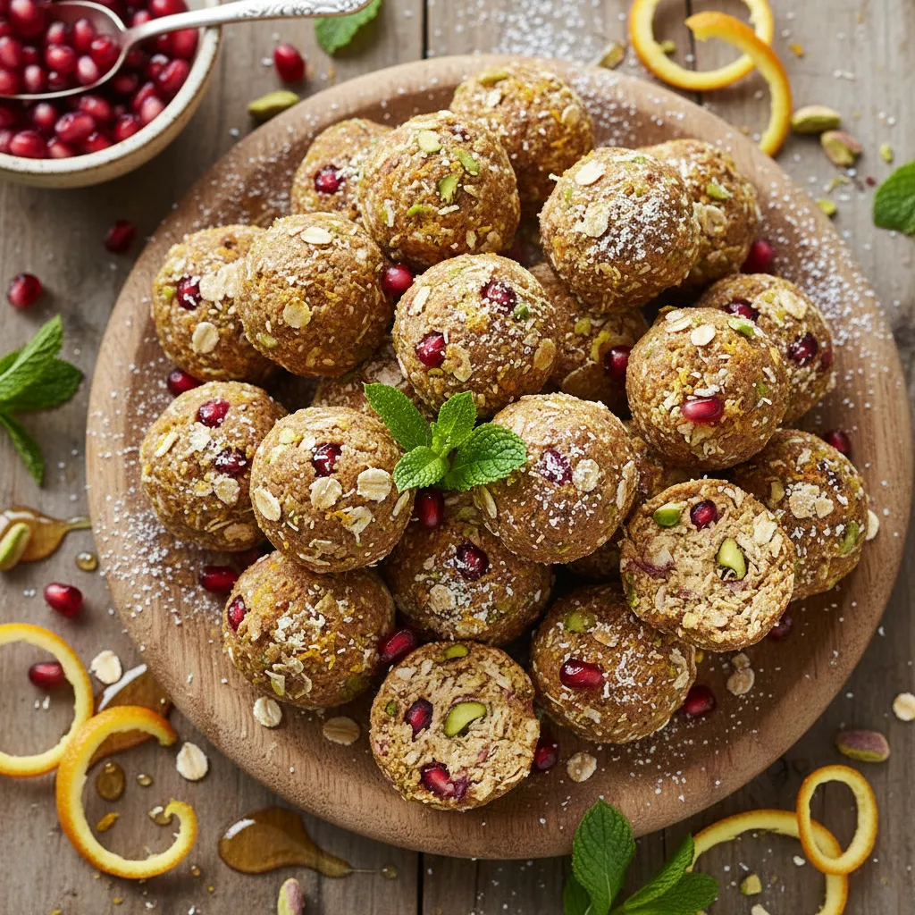 Pomegranate Citrus Bliss Energy Bites