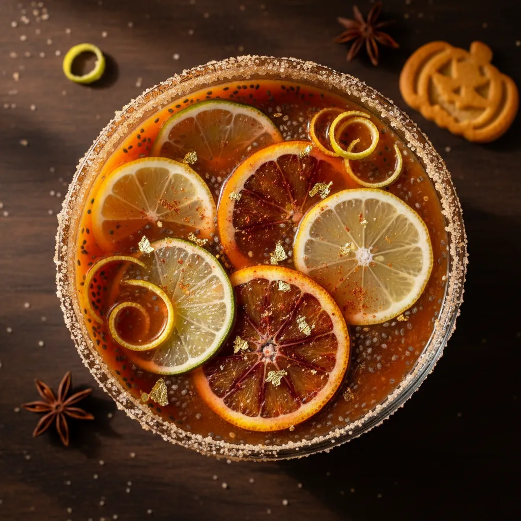 Pumpkin Spice Chia Citrus Infusion with Ginger Zest