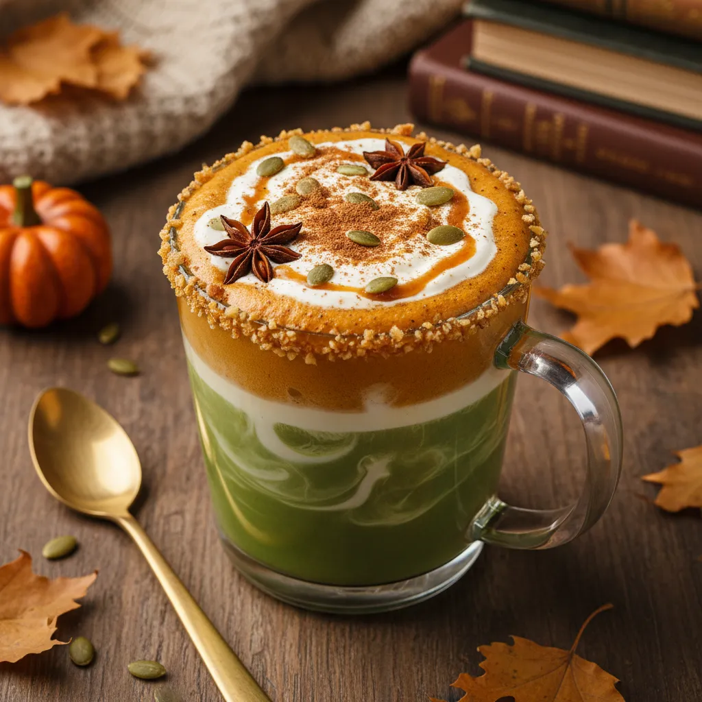Pumpkin Spice Matcha Latte Fusion