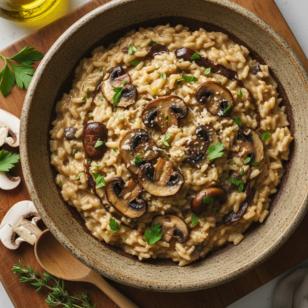 Savory Mushroom Risotto