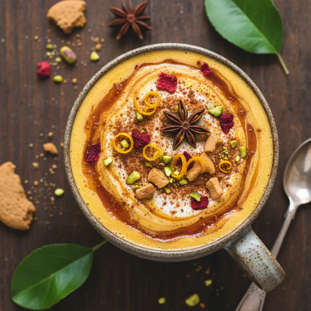 Spiced Apple Ginger Turmeric Latte Bliss