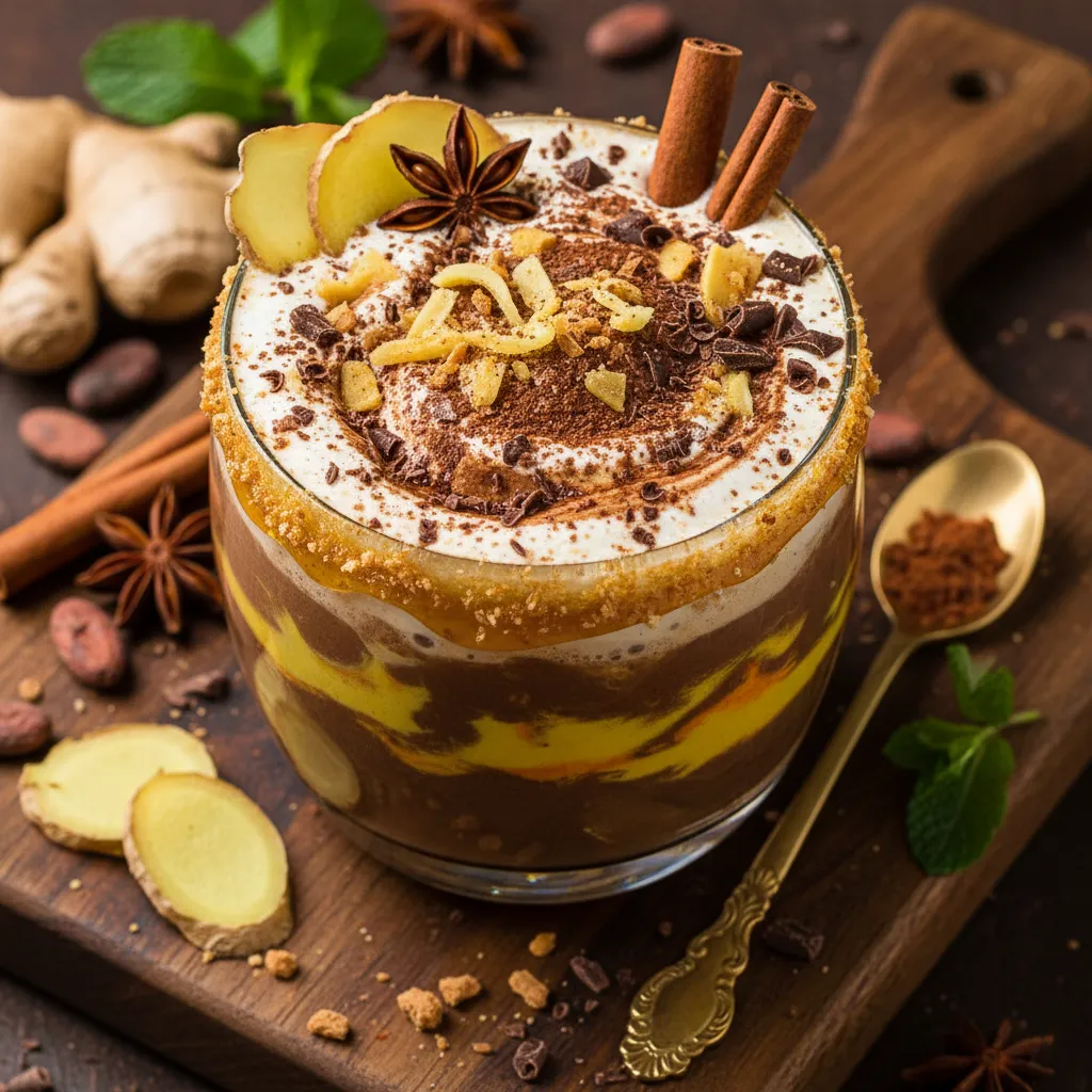 Spiced Cacao & Ginger Infusion Smoothie