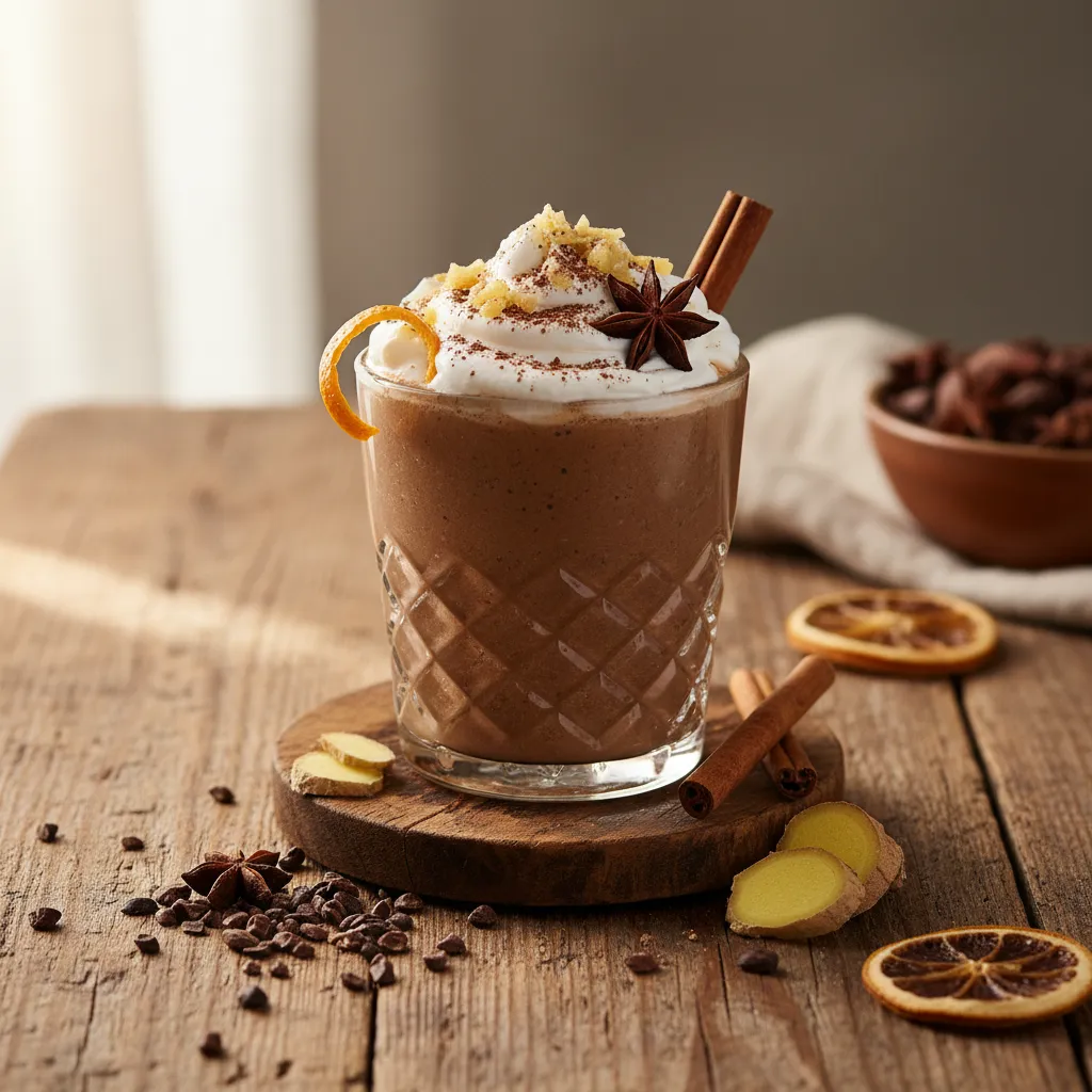 Spiced Cacao & Ginger Infusion Smoothie