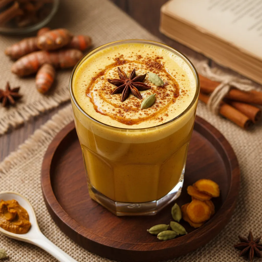 Spiced Chai Golden Turmeric Smoothie Elixir