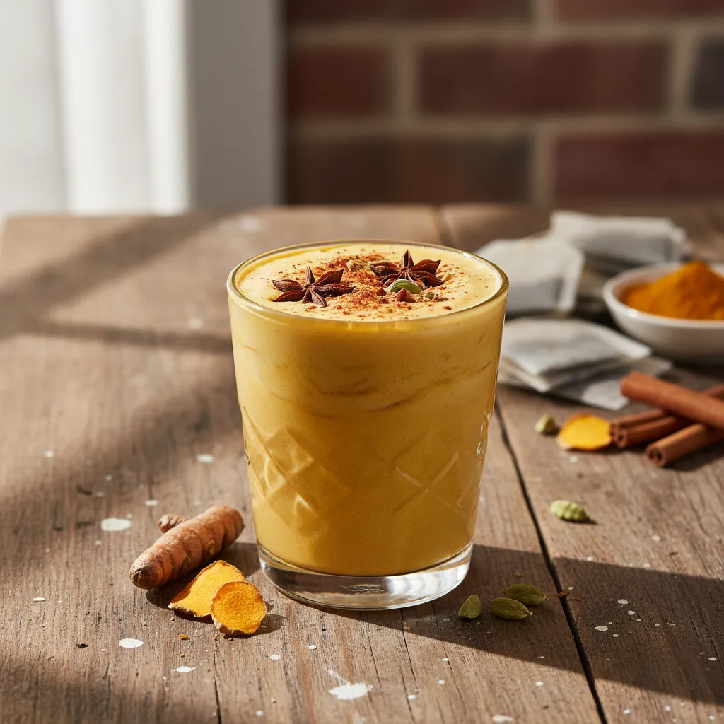 Spiced Chai Golden Turmeric Smoothie Elixir