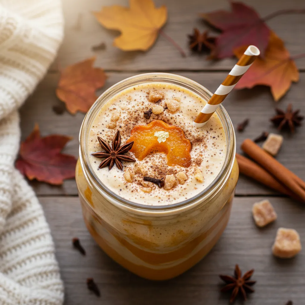 Spiced Pumpkin Spice Chai Smoothie