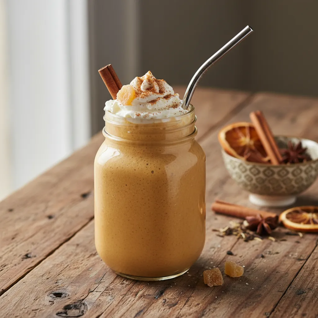Spiced Pumpkin Spice Chai Smoothie