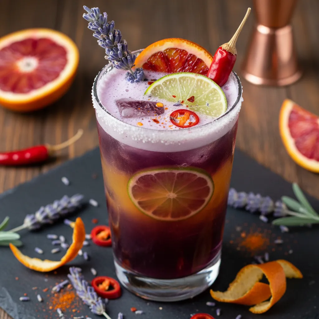 Spicy Lavender Citrus Infusion Mocktail