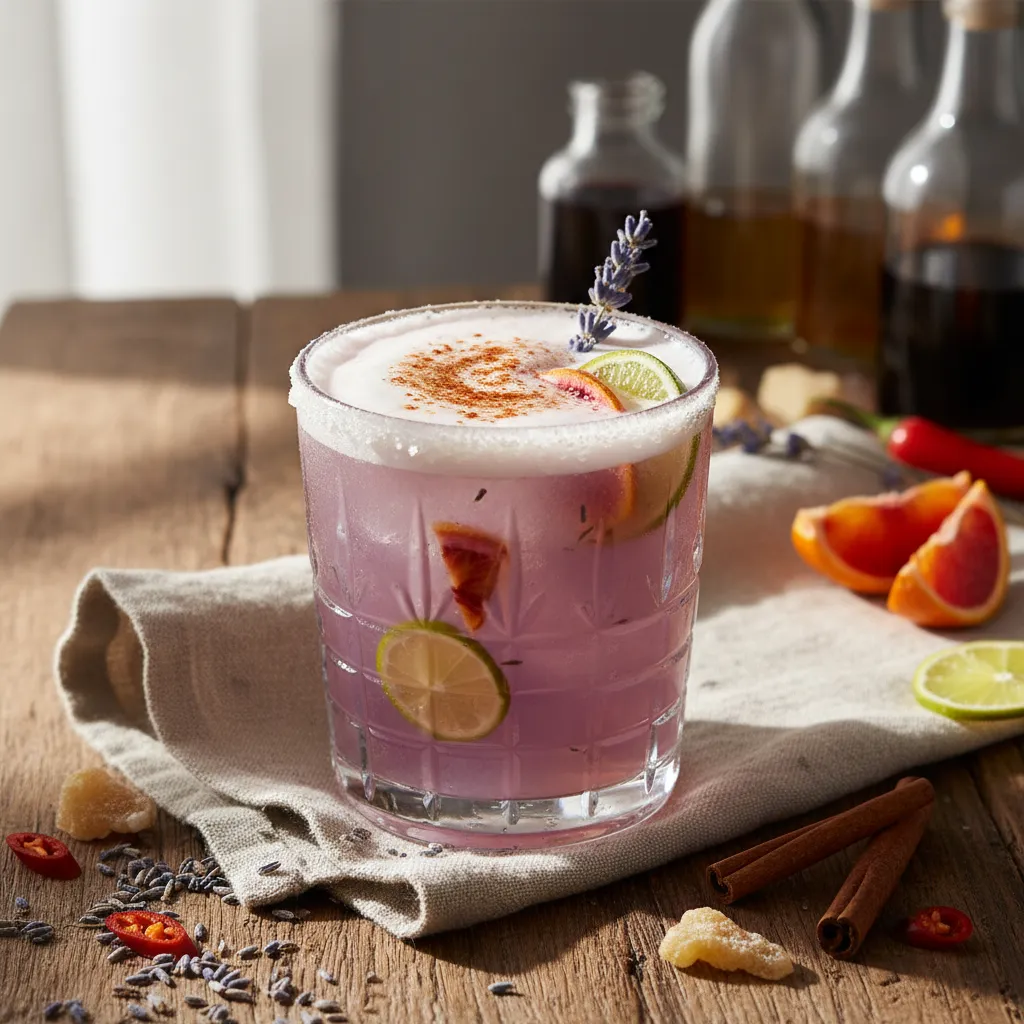 Spicy Lavender Citrus Infusion Mocktail