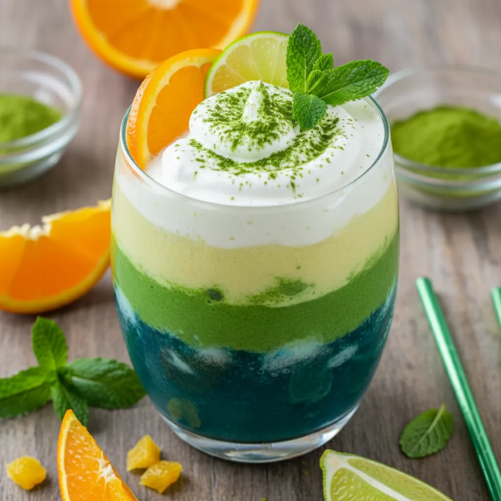 Spirulina & Matcha Citrus Zing Smoothie