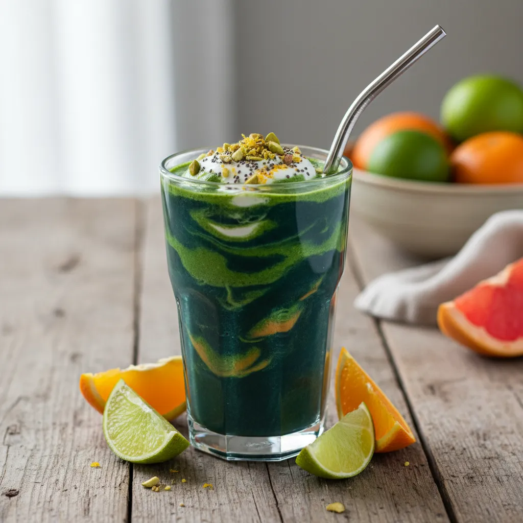 Spirulina & Matcha Citrus Zing Smoothie