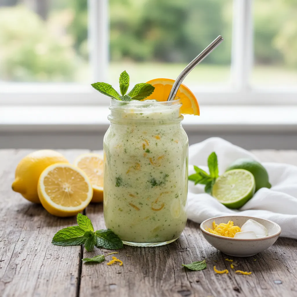 Spring Zest Citrus Mint Smoothie