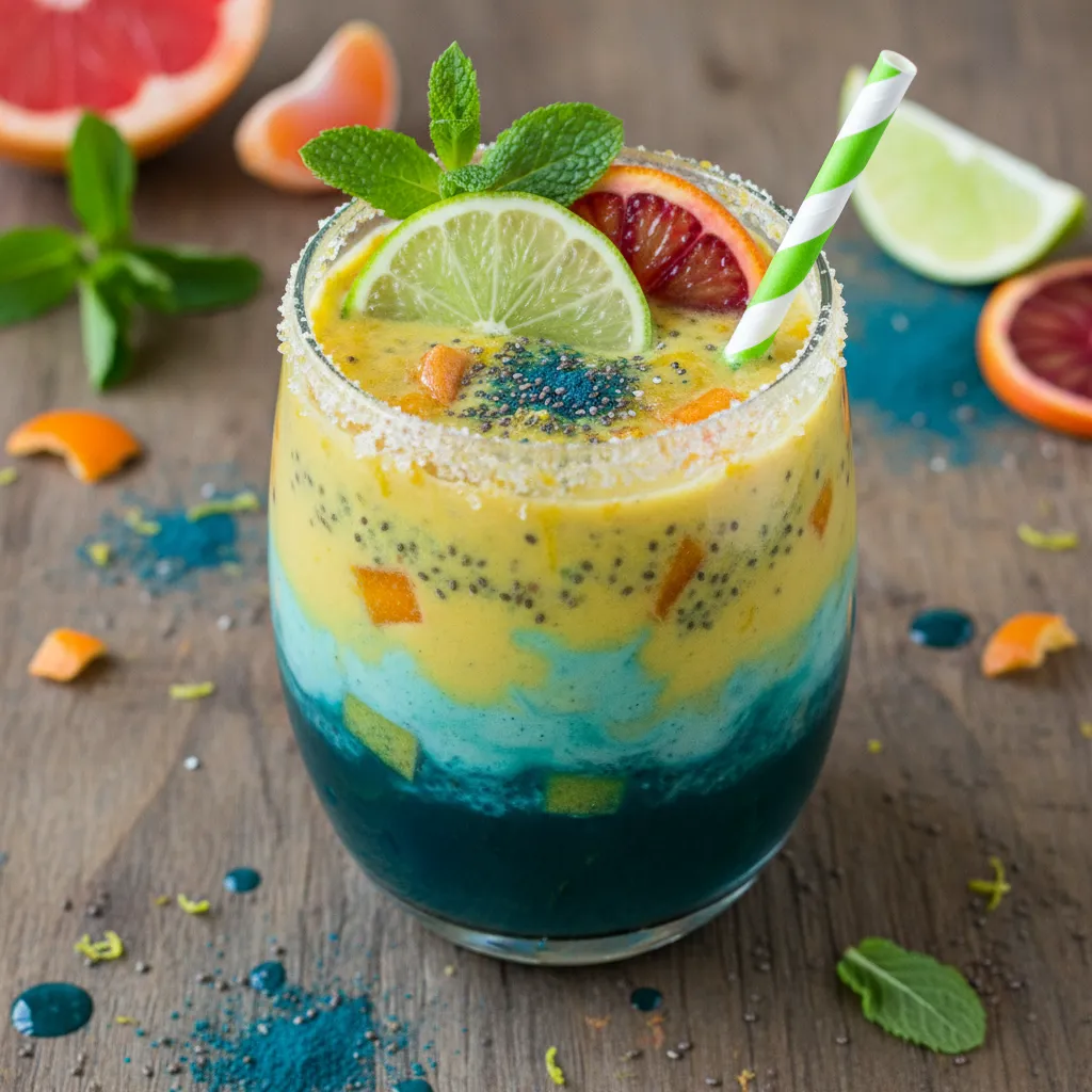 Surprising Spirulina Citrus Blast Smoothie