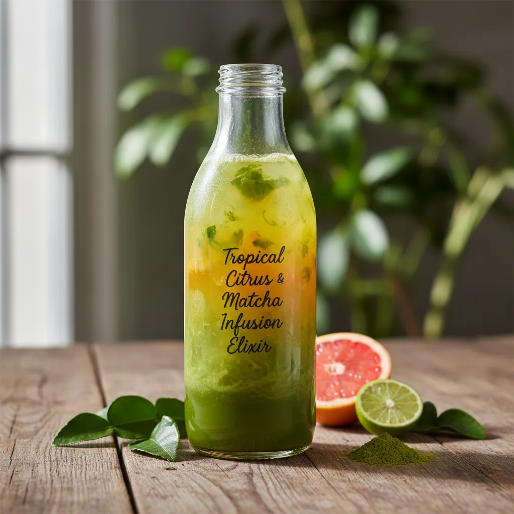 Tropical Citrus and Matcha Infusion Elixir