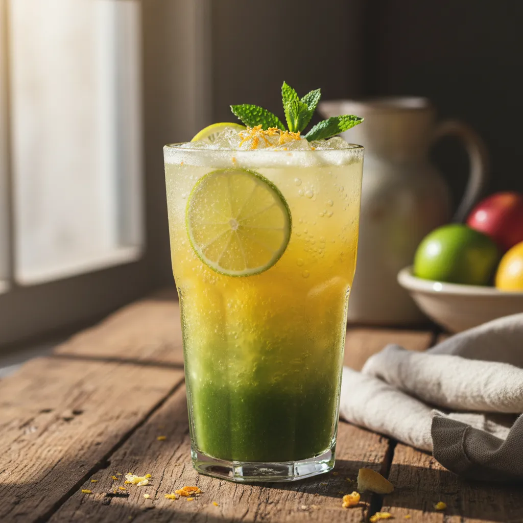 Vibrant Matcha Citrus Refresher