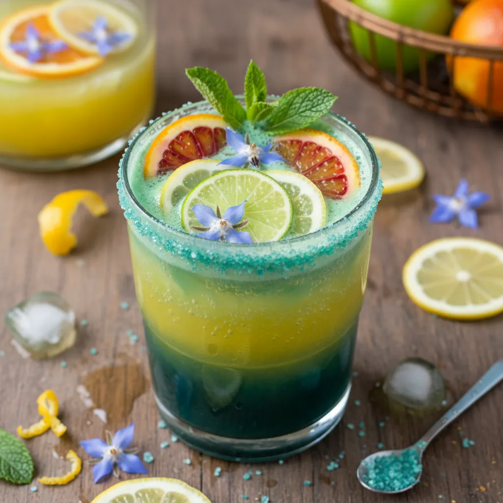 Whimsical Spirulina Citrus Fizz