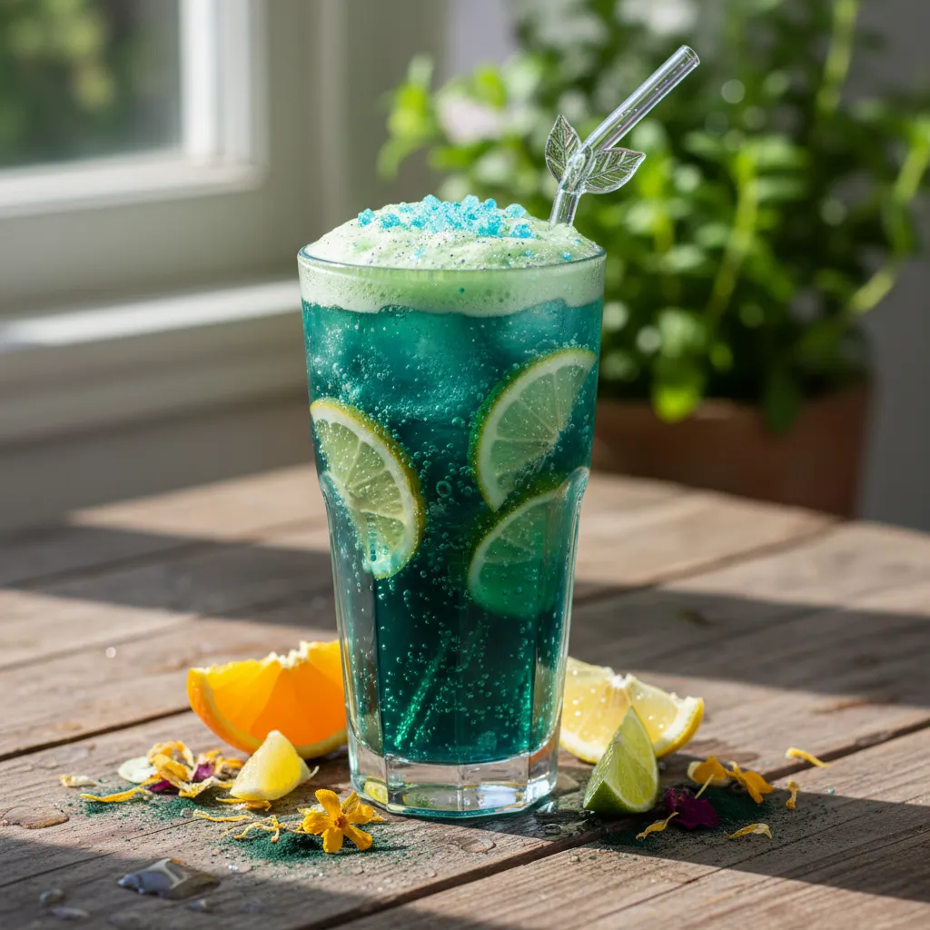 Whimsical Spirulina Citrus Fizz