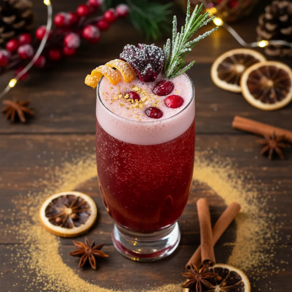 Winter Spice Hibiscus Sparkler